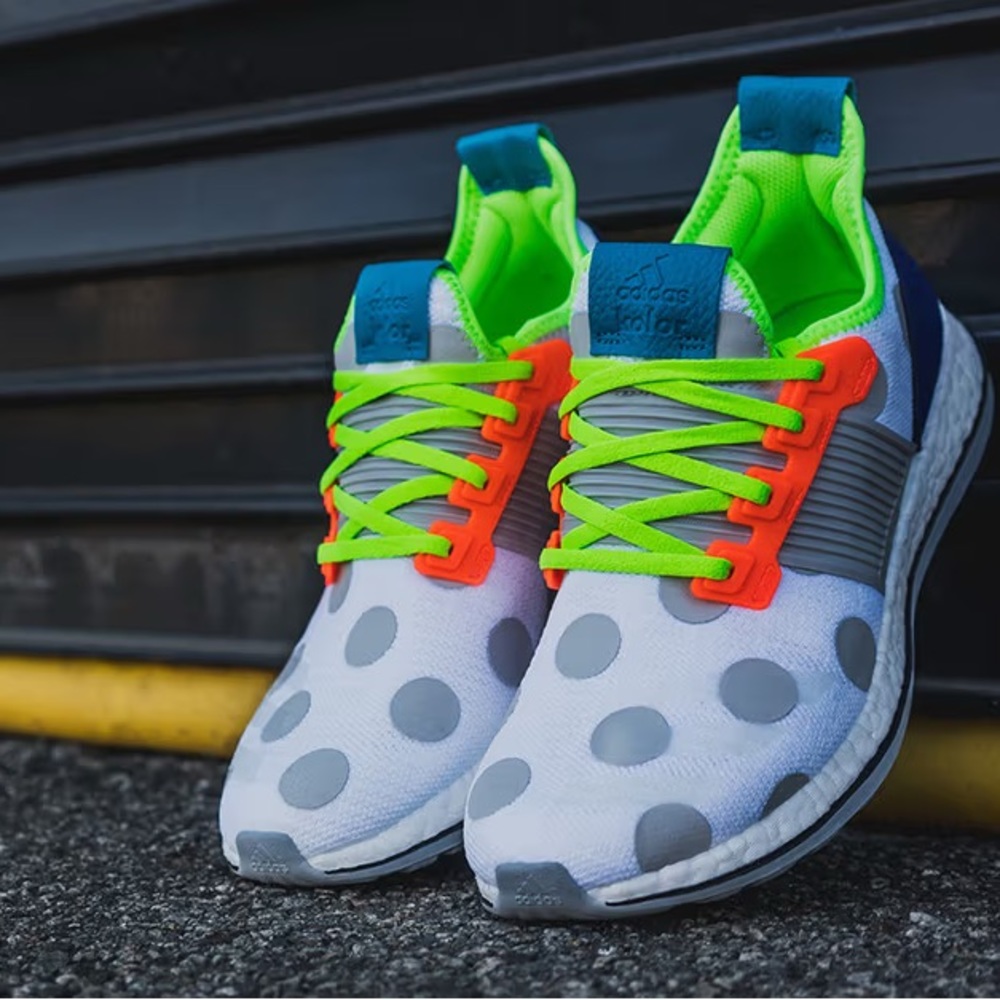 Kolor x Adidas Pureboost Polka Dot Pack - WORN - size Men’s 7.5